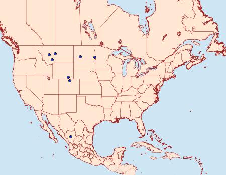 Distribution Data for Ethmia albicostella