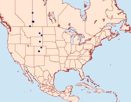 Distribution Data for Sympistis insanina