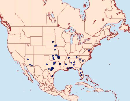 Distribution Data for Inga cretacea