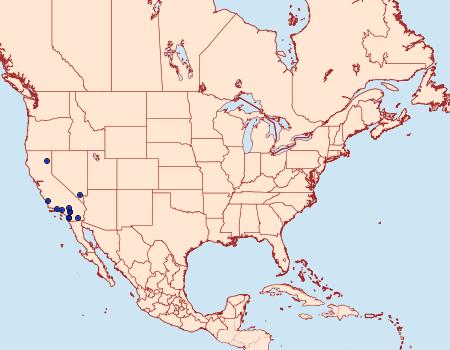 Distribution Data for Trichocerapoda comstocki