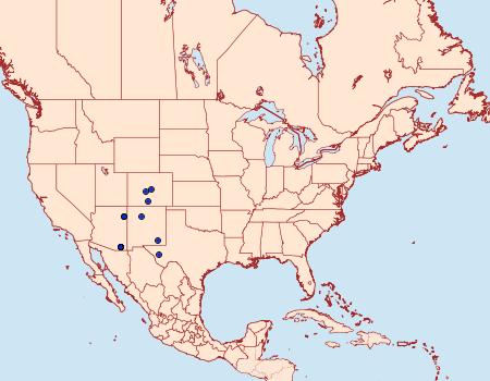 Distribution Data for Hypotrix parallela