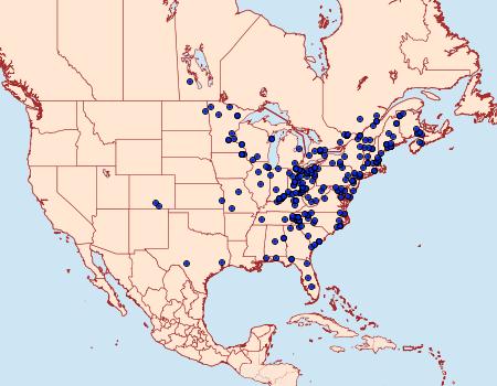 Distribution Data for Tricholita signata