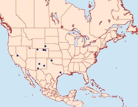 Distribution Data for Copablepharon albisericea