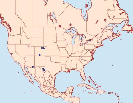 Distribution Data for Dichagyris ruckesi