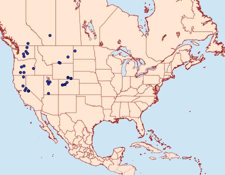 Distribution Data for Euxoa edictalis