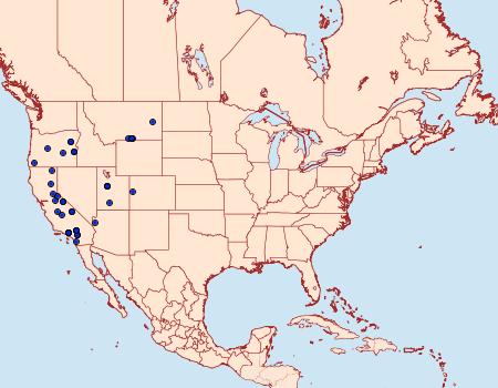 Distribution Data for Euxoa annulipes