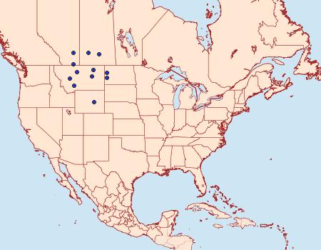 Distribution Data for Euxoa spumata