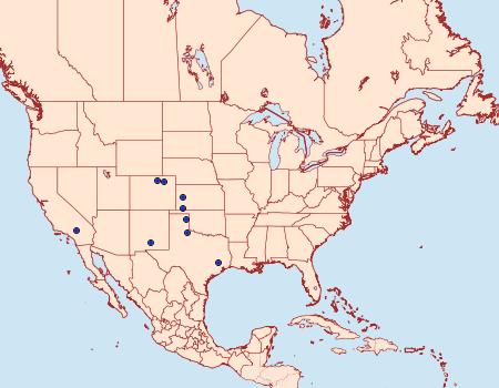 Distribution Data for Euxoa melana