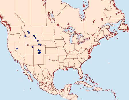 Distribution Data for Euxoa lineifrons