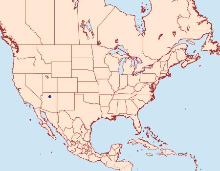 Distribution Data for Euxoa coconino