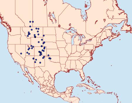 Distribution Data for Euxoa teleboa