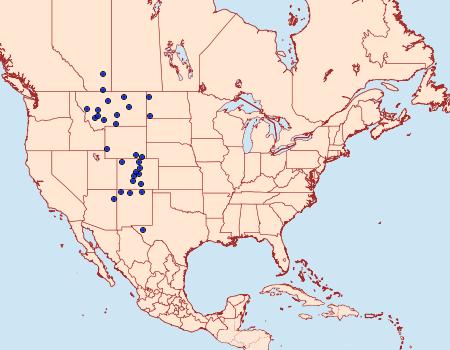 Distribution Data for Euxoa dodi