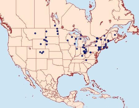 Distribution Data for Euxoa redimicula