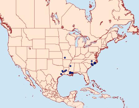 Distribution Data for Anicla sullivani