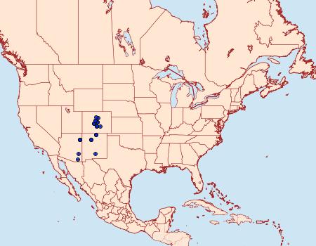 Distribution Data for Xestia bolteri