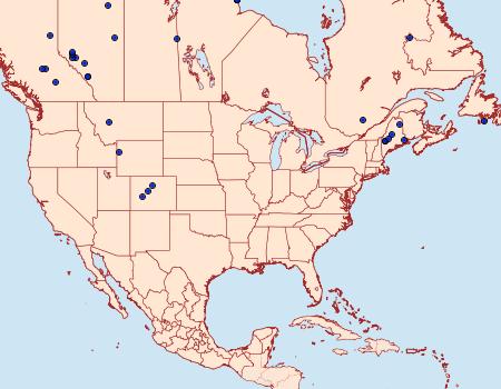 Distribution Data for Xestia imperita