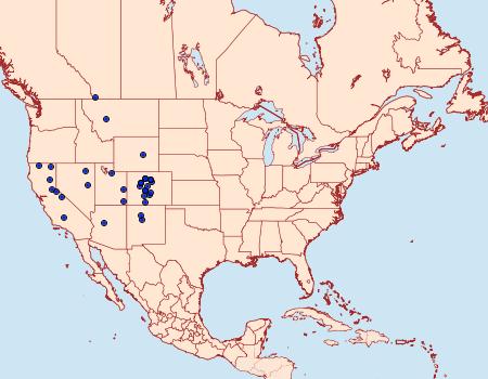 Distribution Data for Setagrotis vocalis