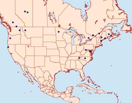 Distribution Data for Abagrotis brunneipennis