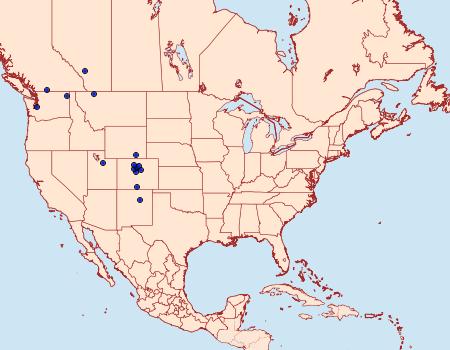 Distribution Data for Schinia villosa