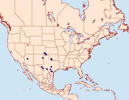 Distribution Data for Schinia alencis