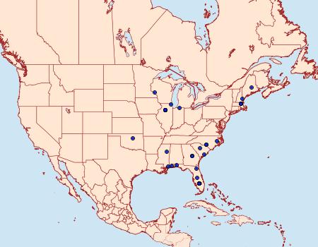 Distribution Data for Mompha passerella