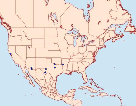 Distribution Data for Cosmopterix quadrilineella