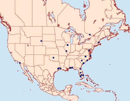 Distribution Data for Cosmopterix scirpicola