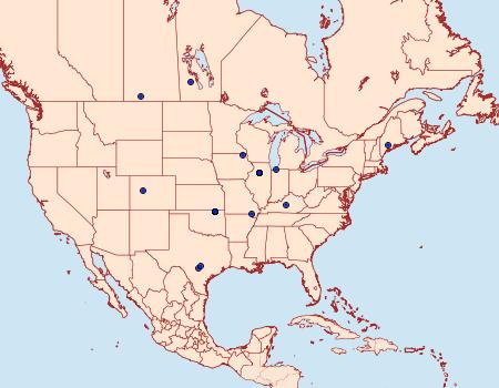 Distribution Data for Isophrictis similiella