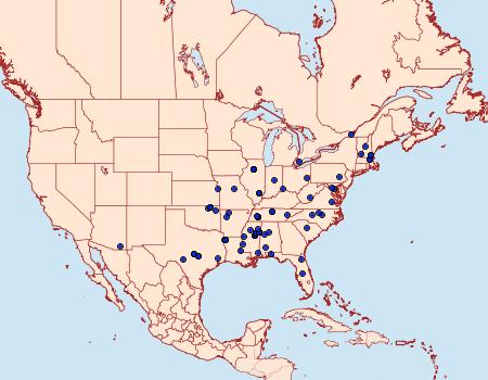 Distribution Data for Theisoa constrictella