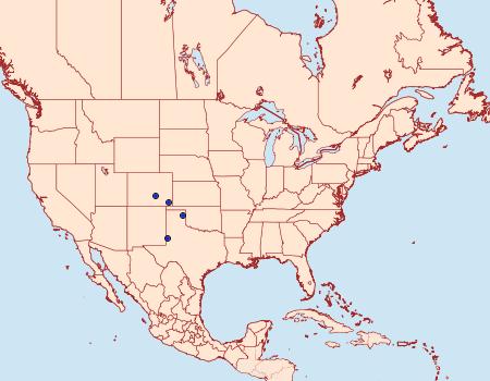 Distribution Data for Aristotelia arenella