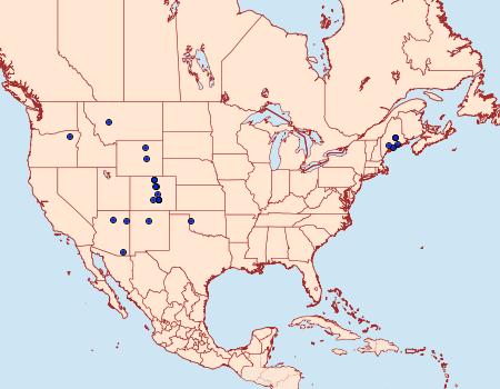 Distribution Data for Taygete decemmaculella