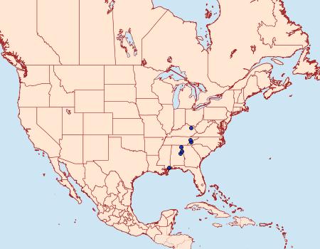 Distribution Data for Neotelphusa querciella