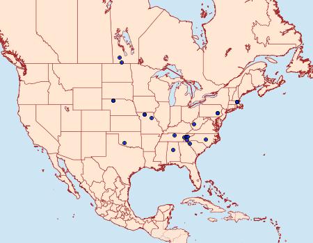 Distribution Data for Chionodes baro