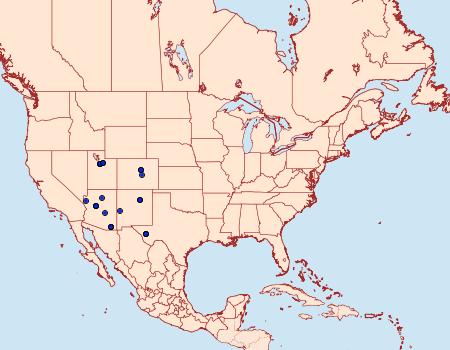 Distribution Data for Chionodes trophella