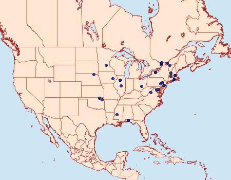 Distribution Data for Carposina fernaldana