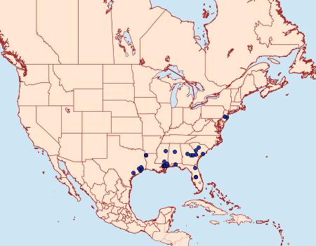 Distribution Data for Drymoana blanchardi