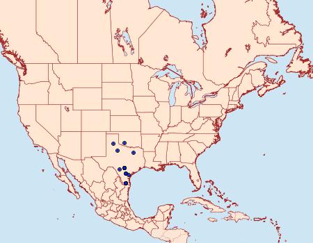 Distribution Data for Cissuvora ampelopsis