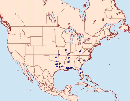 Distribution Data for Sannina uroceriformis