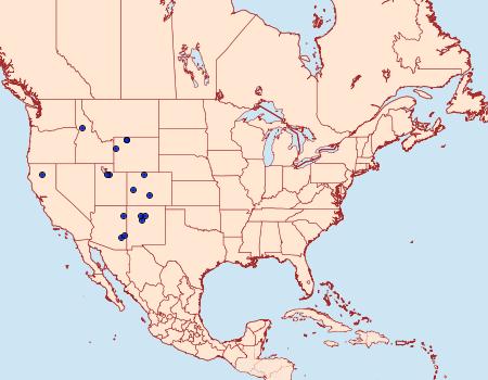 Distribution Data for Carmenta giliae