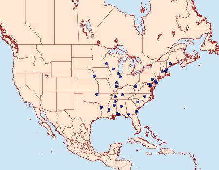 Distribution Data for Nemapogon angulifasciella