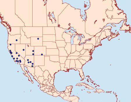 Distribution Data for Comadia bertholdi