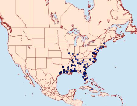 Distribution Data for Episimus tyrius