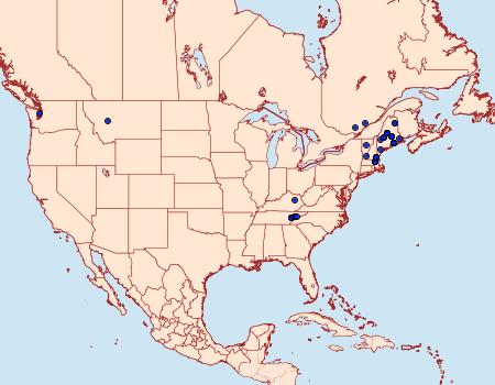 Distribution Data for Paralobesia palliolana