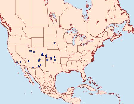 Distribution Data for Pelochrista agassizii