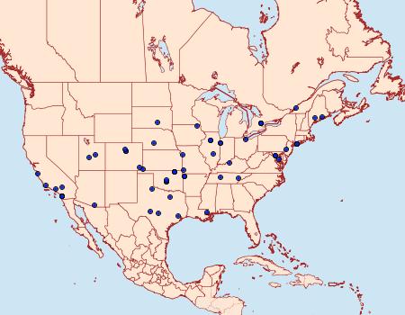 Distribution Data for Pelochrista comatulana