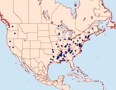 Distribution Data for Scardia anatomella