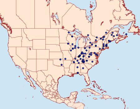 Distribution Data for Proteoteras moffatiana