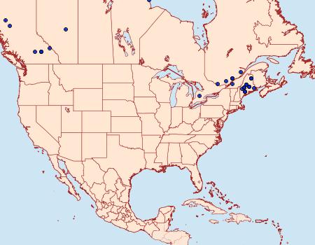 Distribution Data for Zeiraphera fortunana