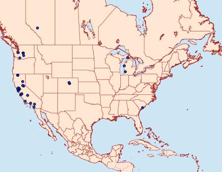 Distribution Data for Epinotia arctostaphylana