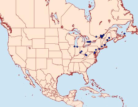 Distribution Data for Epinotia nanana